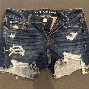 American Eagle Distressed Denim Shorts